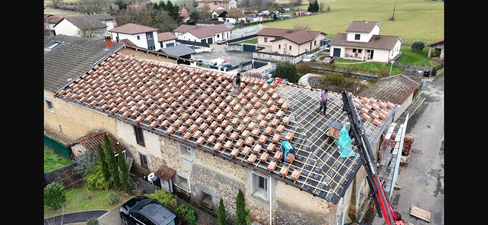 Bardage de façade dans le Rhône · MN Couverture